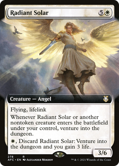 Radiant Solar (Extended Art) [Dungeons & Dragons: Adventures in the Forgotten Realms Commander]-1