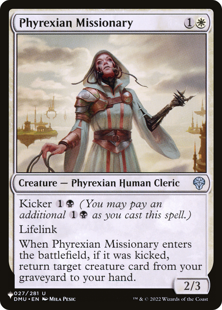 Phyrexian Missionary [The List]-1