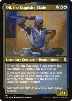 Oji, the Exquisite Blade (CLB-547) - Commander Legends: Battle for Baldur's Gate Foil-1