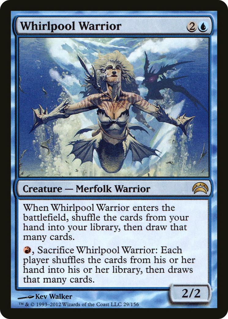 Whirlpool Warrior (PC2-029) - Planechase 2012 Foil-1