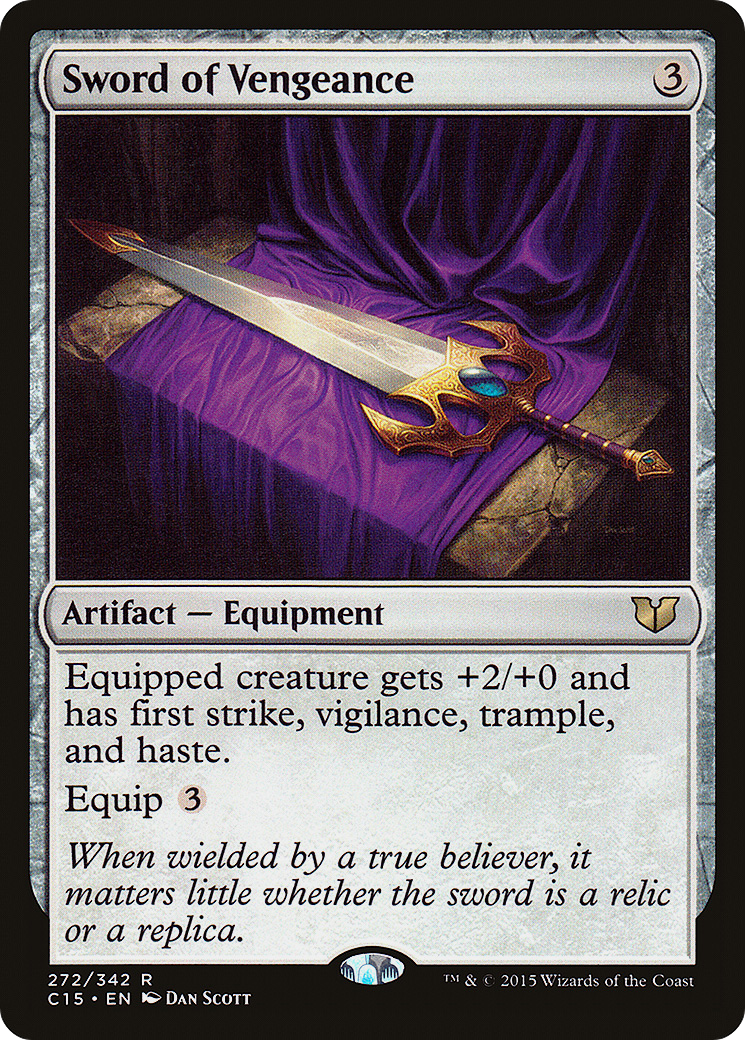 Sword of Vengeance [Commander 2015]-1