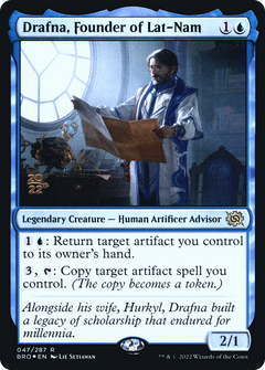 Drafna, Founder of Lat-Nam [The Brothers' War Prerelease Promos]-1