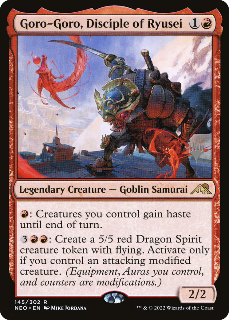 Goro-Goro, Disciple of Ryusei (Promo Pack) [Kamigawa: Neon Dynasty Promos]-1