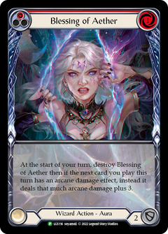 Blessing of Aether (Red) [LGS116] (Promo)  Rainbow Foil-1