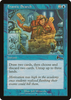Frantic Search [Urza's Legacy]-1