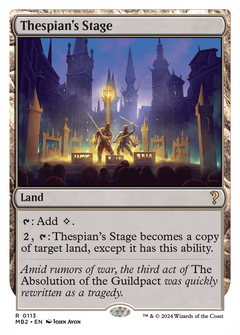 Thespian's Stage (White Border) [Mystery Booster 2]-1