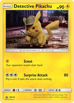 Detective Pikachu (SM170) [Sun & Moon: Black Star Promos]-1