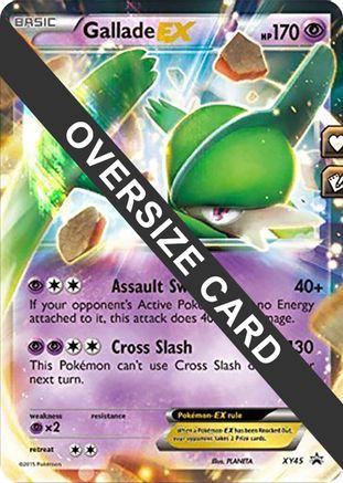 Gallade EX (XY45) (Jumbo Card) [XY: Black Star Promos]-1