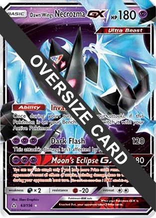 Dawn Wings Necrozma GX (63/156) (Jumbo Card) [Sun & Moon: Ultra Prism]-1