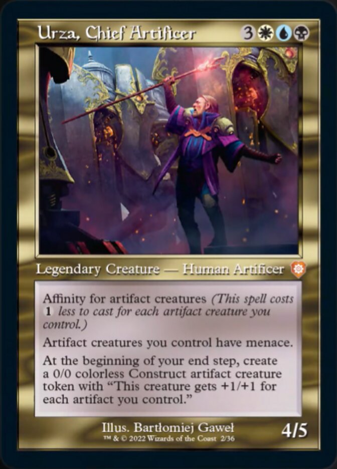 Urza, Chief Artificer (002) (Retro) [The Brothers' War Commander]-1