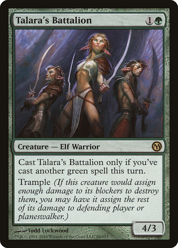 Talara's Battalion [Duels of the Planeswalkers]-1