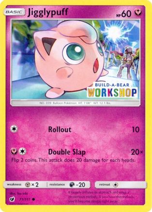 Jigglypuff (71/111) (Build A Bear Workshop Exclusive) [Sun & Moon: Crimson Invasion]-1