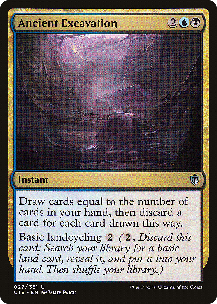 Ancient Excavation [Commander 2016]-1