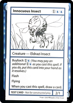 Innocuous Insect (2021 Edition) [Mystery Booster Playtest Cards]-1