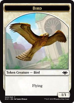 Bird (003) // Squirrel (015) Double-Sided Token [Modern Horizons Tokens]-4