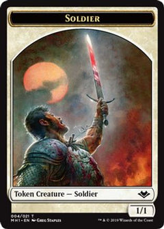 Soldier (004) // Squirrel (015) Double-Sided Token [Modern Horizons Tokens]-4