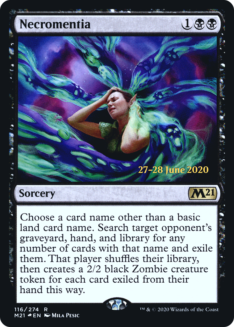 Necromentia [Core Set 2021 Prerelease Promos]-1