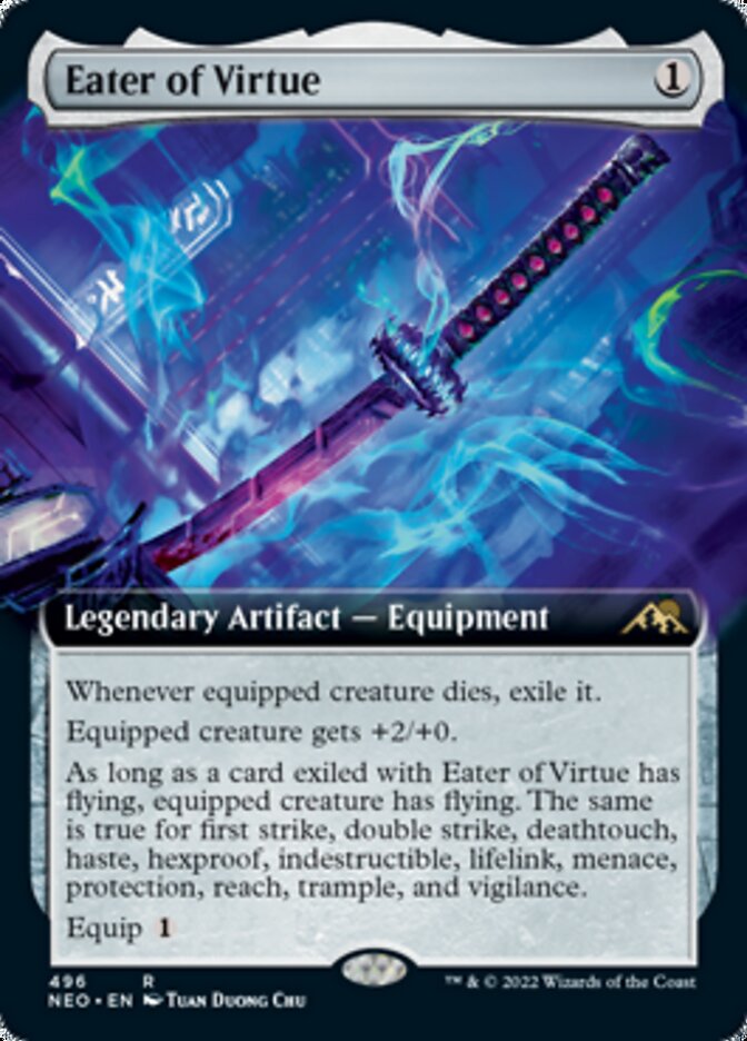 Eater of Virtue (Extended Art) [Kamigawa: Neon Dynasty]-1