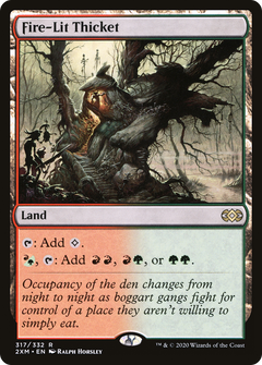 Fire-Lit Thicket [Double Masters]-1