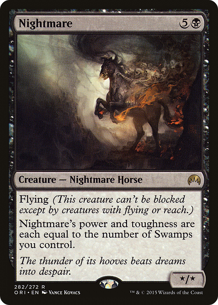 Nightmare (ORI-282) - Magic Origins Foil-1