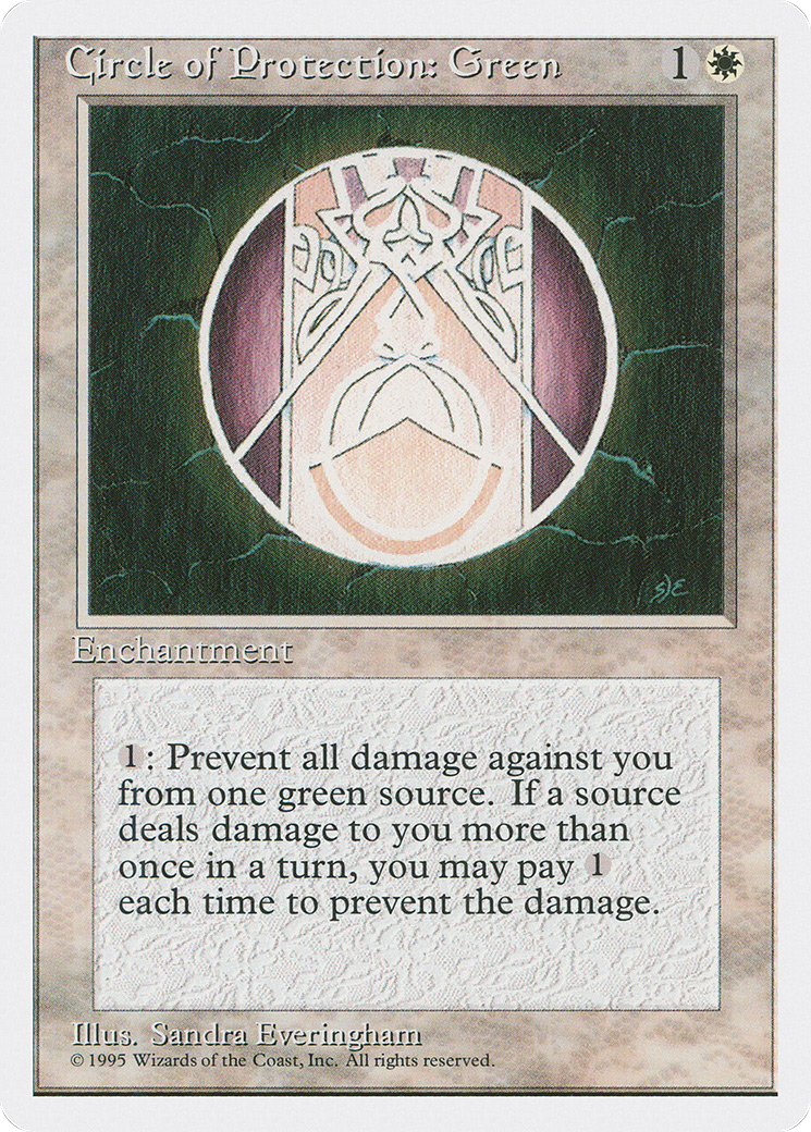 Circle of Protection: Green [Fourth Edition]-1