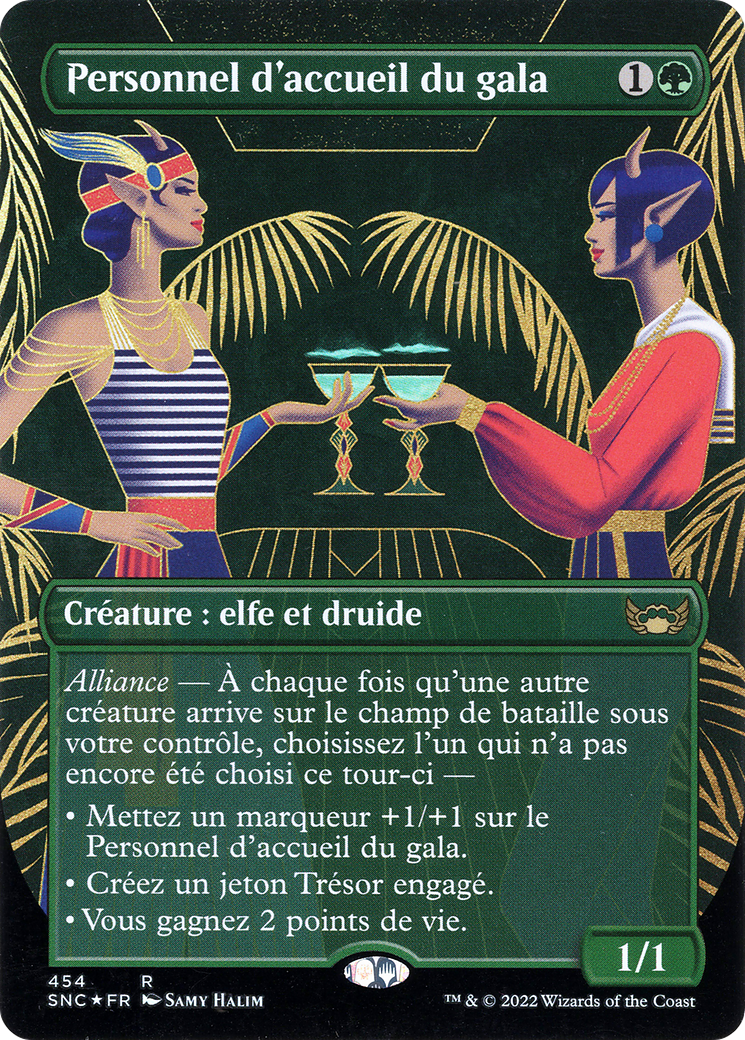 Gala Greeters (French) (UMP-454) - Streets of New Capenna (Borderless) Foil-1