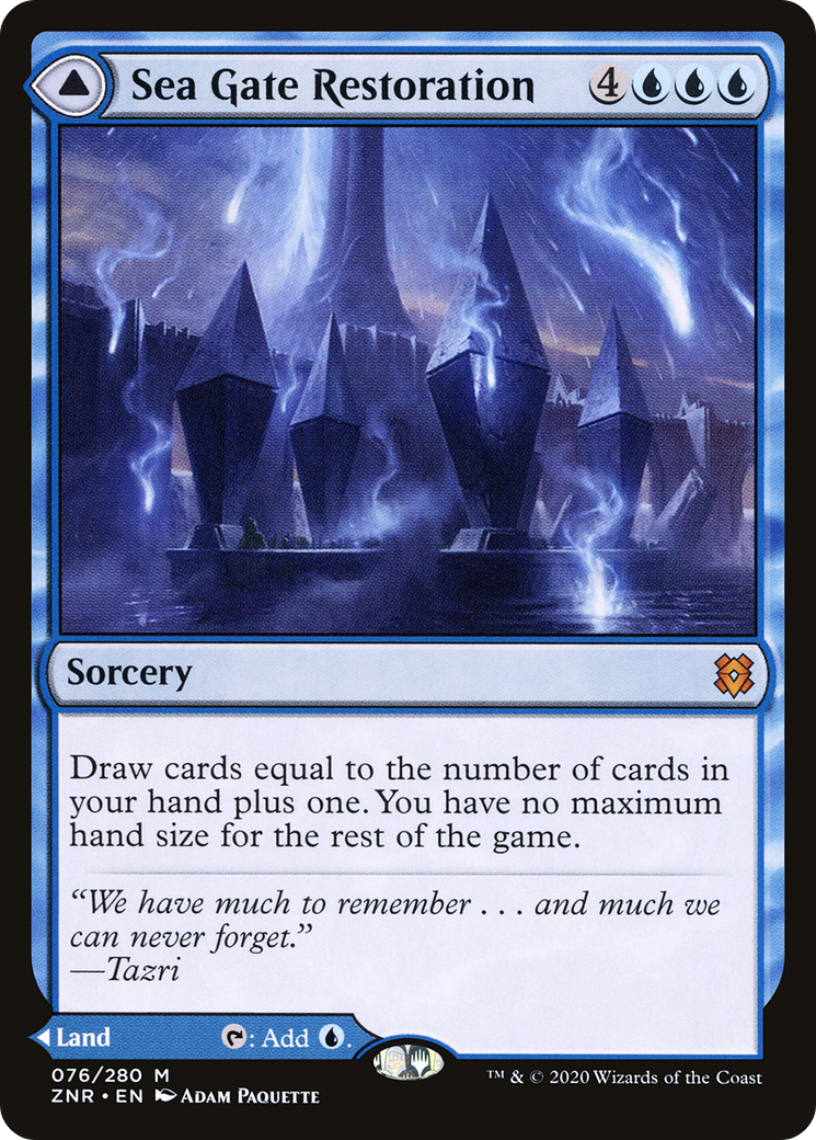 Sea Gate Restoration // Sea Gate, Reborn [Zendikar Rising]-3