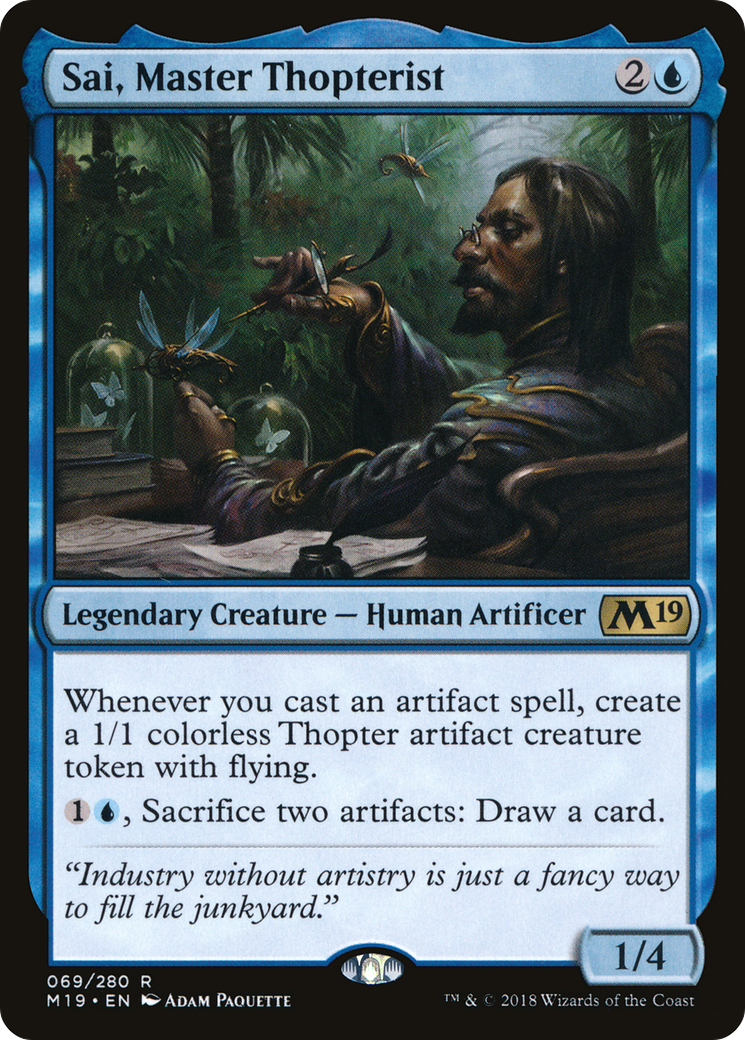 Sai, Master Thopterist [Core Set 2019]-1