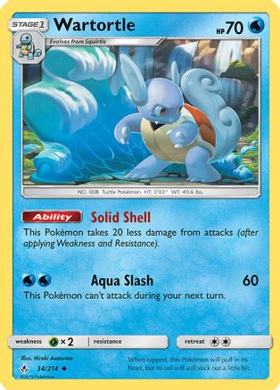 Wartortle (34/214) (Premium Collection Promo) [Sun & Moon: Unbroken Bonds]-1