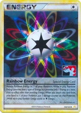 Rainbow Energy (104/123) (League Promo) [HeartGold & SoulSilver: Base Set]-1