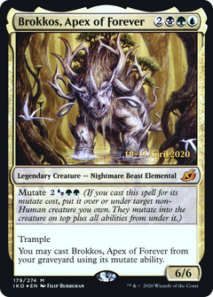 Brokkos, Apex of Forever [Ikoria: Lair of Behemoths Prerelease Promos]-1