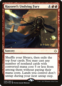 Hazoret's Undying Fury [Hour of Devastation Prerelease Promos]-1