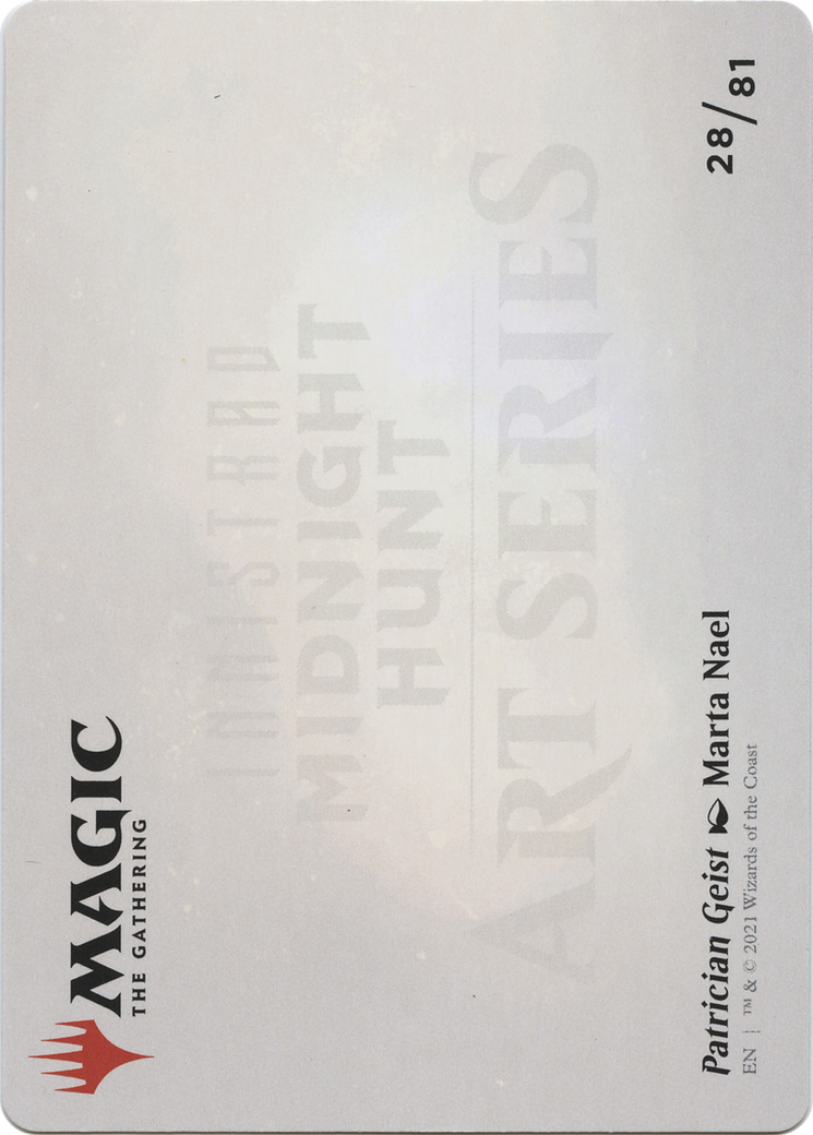 Patrician Geist // Patrician Geist (AMID-028) - Midnight Hunt Art Series (Borderless) Foil-2
