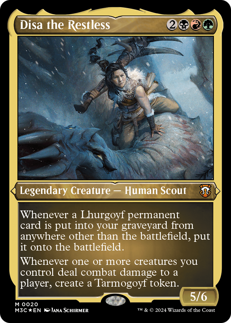 Disa the Restless (M3C-020) - Modern Horizons 3 Commander Etched Foil-1
