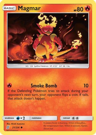 Magmar (21/236) [Sun & Moon: Unified Minds]-1