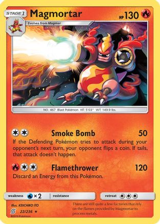Magmortar (22/236) [Sun & Moon: Unified Minds]-1