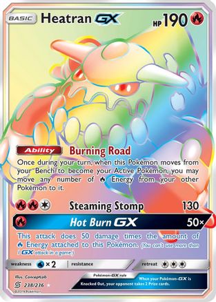 Heatran GX (238/236) [Sun & Moon: Unified Minds]-1