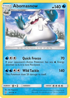 Abomasnow (42/236) [Sun & Moon: Unified Minds]-1