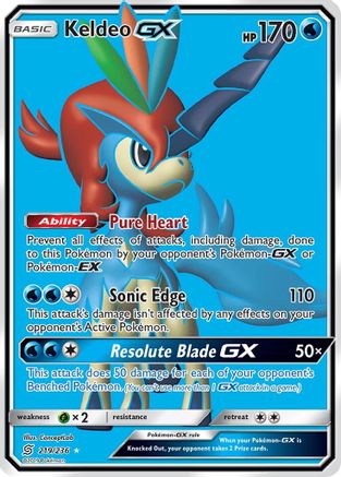 Keldeo GX (219/236) [Sun & Moon: Unified Minds]-1