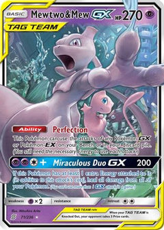 Mewtwo & Mew GX (71/236) [Sun & Moon: Unified Minds]-1