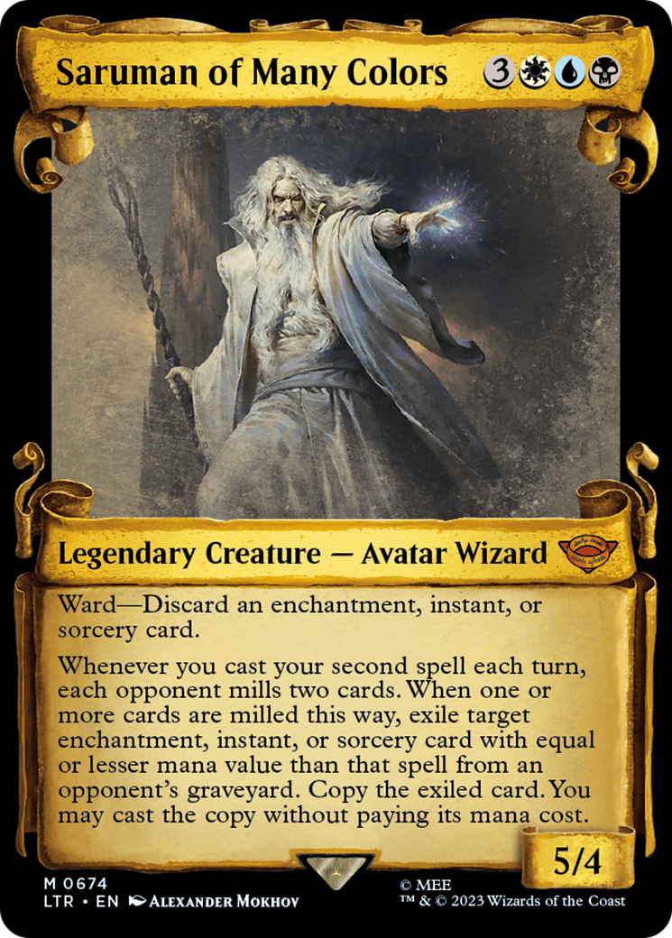 Saruman of Many Colors [The Lord of the Rings: Tales of Middle-Earth Showcase Scrolls]-1