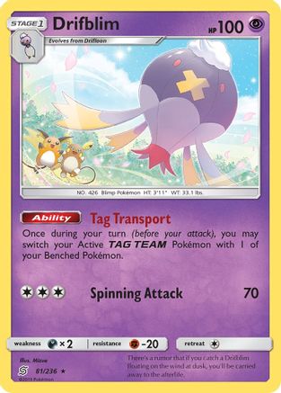 Drifblim (81/236) [Sun & Moon: Unified Minds]-1