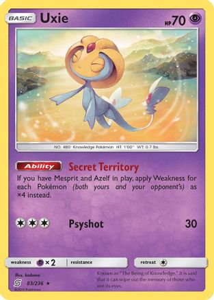 Uxie (83/236) [Sun & Moon: Unified Minds]-1