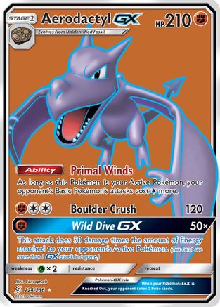Aerodactyl GX (224/236) [Sun & Moon: Unified Minds]-1