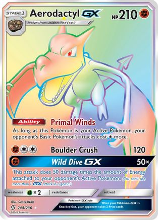 Aerodactyl GX (244/236) [Sun & Moon: Unified Minds]-1