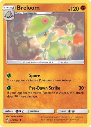 Breloom (108/236) [Sun & Moon: Unified Minds]-1