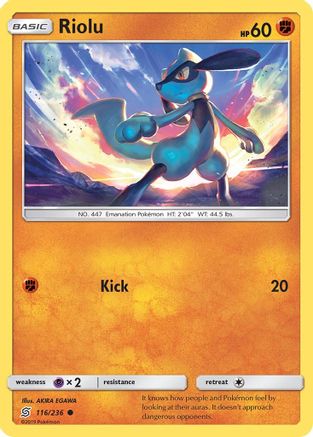 Riolu (116/236) [Sun & Moon: Unified Minds]-1