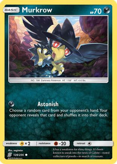 Murkrow (128/236) [Sun & Moon: Unified Minds]-1
