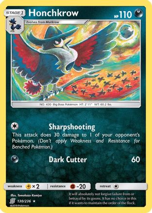 Honchkrow (130/236) [Sun & Moon: Unified Minds]-1