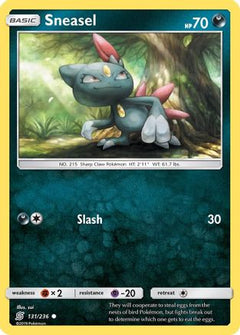 Sneasel (131/236) [Sun & Moon: Unified Minds]-1